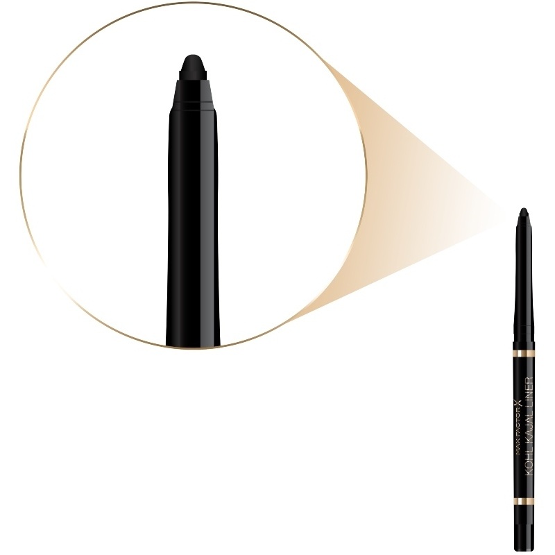 Max Factor Khol Kajal Eye Pencil - 001 Black