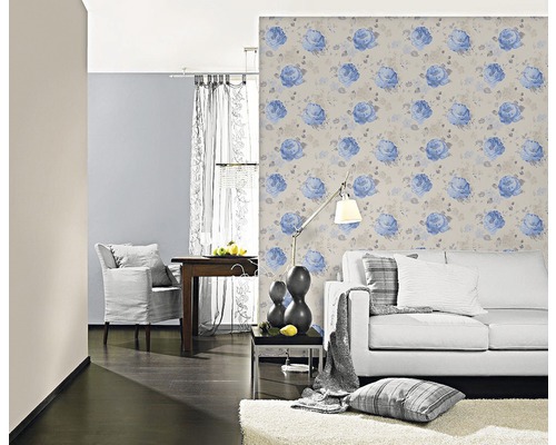 Vliesbehang 448634 Kalahari effen taupe