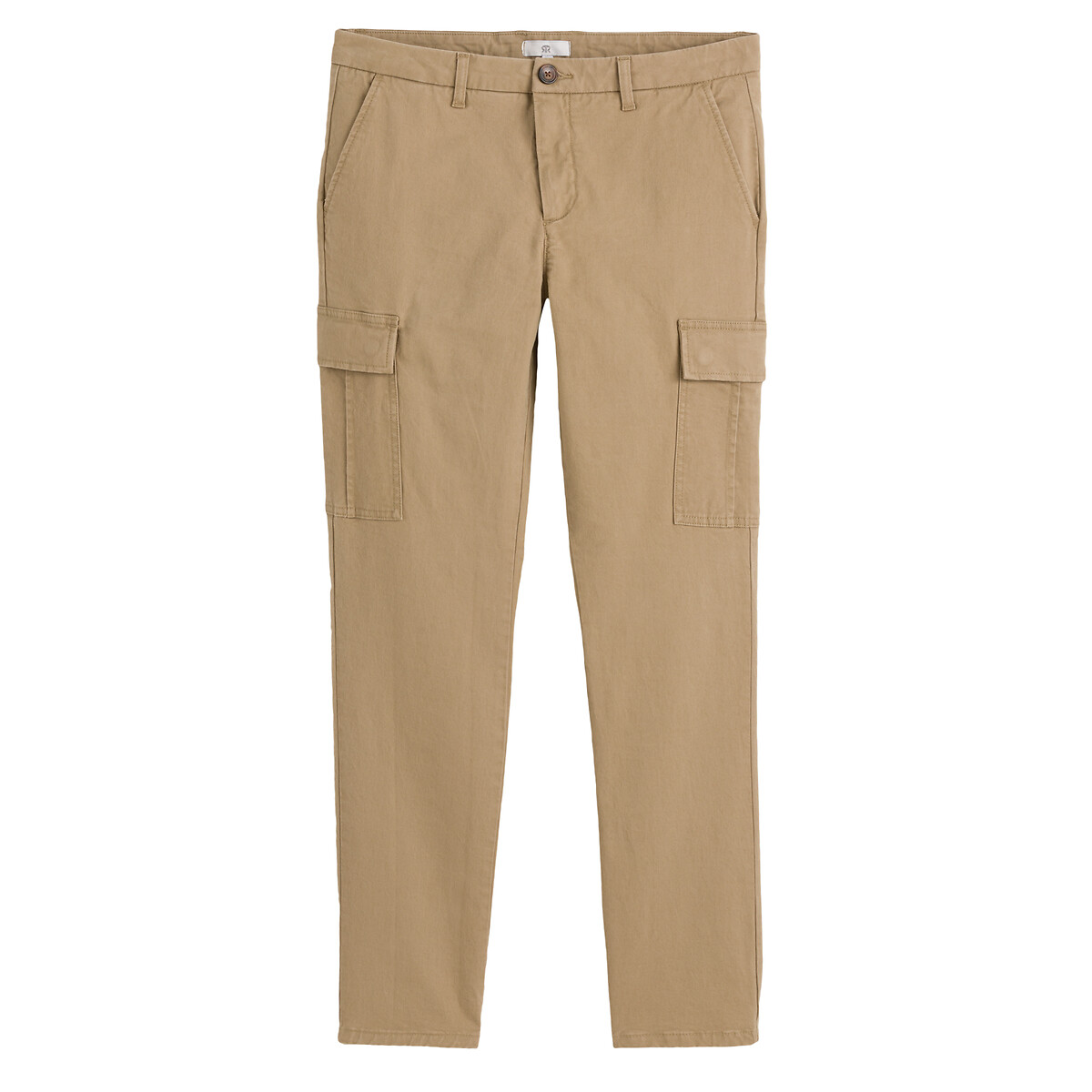 COLEÇÕES LA REDOUTE<br>Calças Battle Slim, algodão orgânico