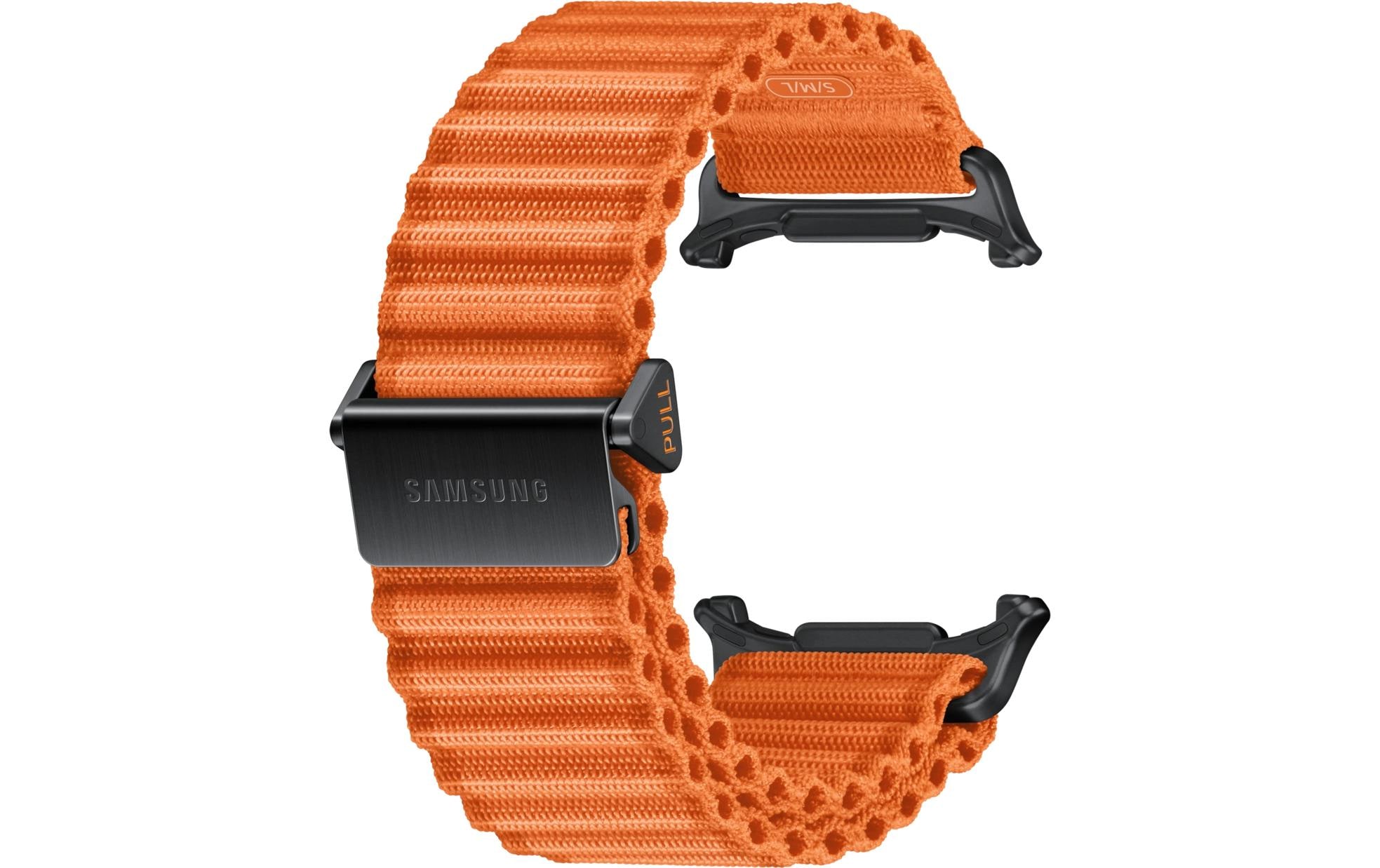 Armband Trail Band Galaxy Watch Ultra OrangeWeiches Stoffarmband für die Samsung Galaxy Watch Ultra