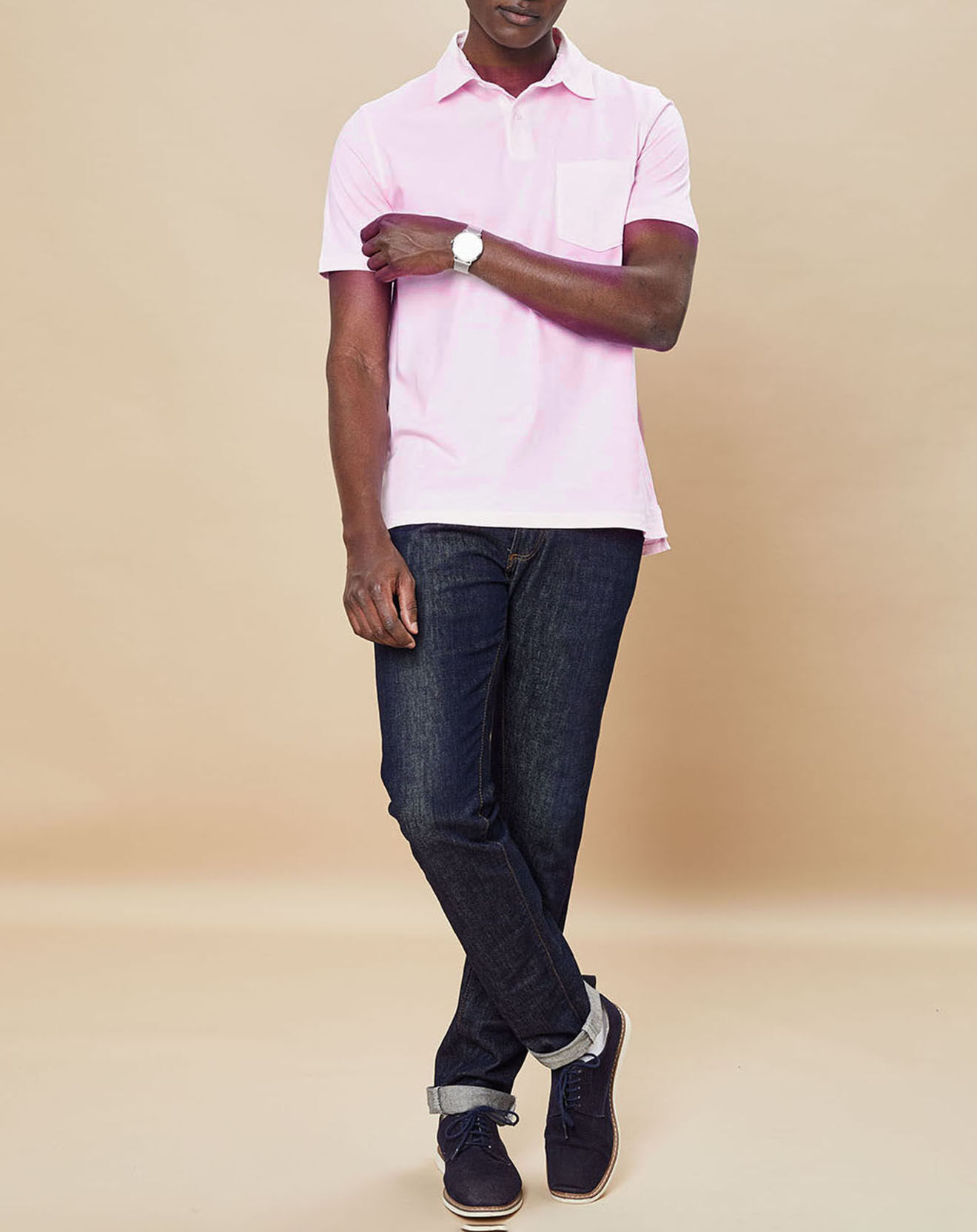 Hartford Polo Jersey Ss rose