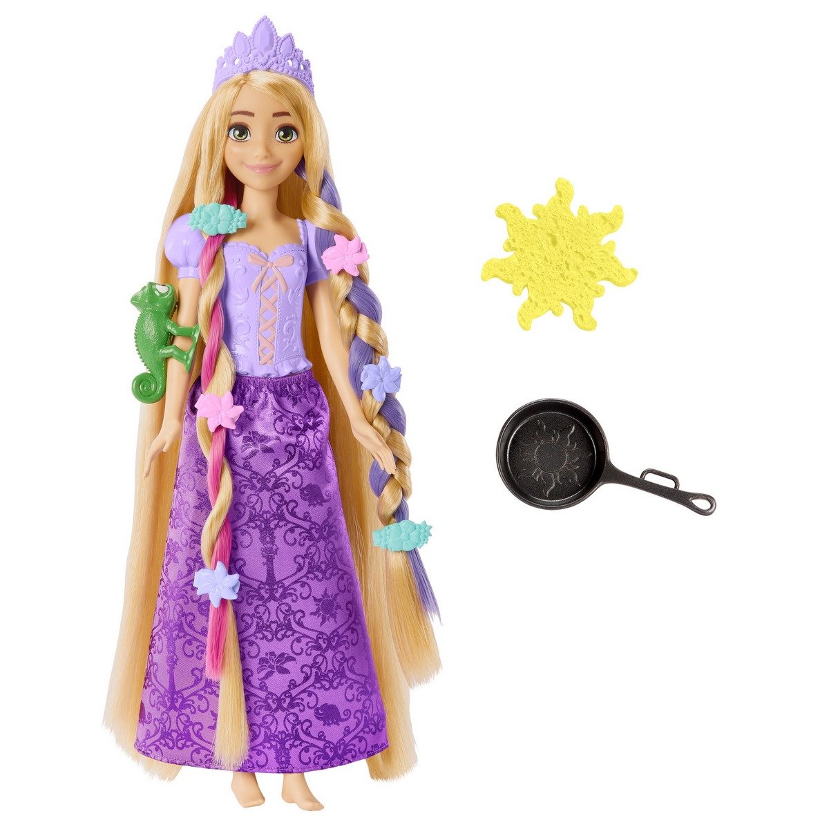 Poupée Raiponce chevelure conte de fées -  Princesses