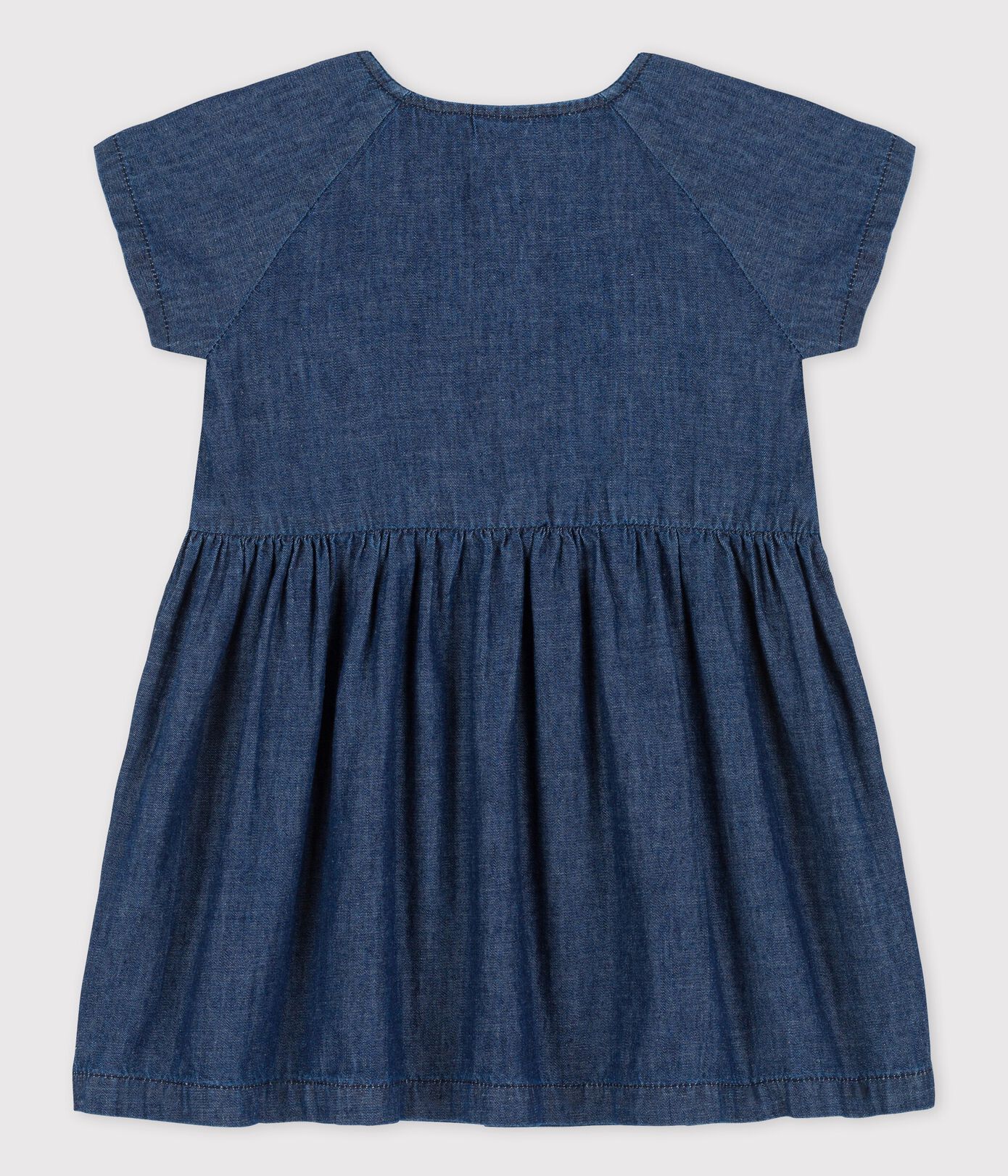 Robe en denim léger bio bébé