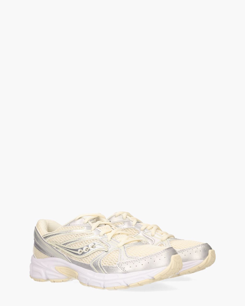 Saucony Ride Millennium Off White/Zilver Damessneakers