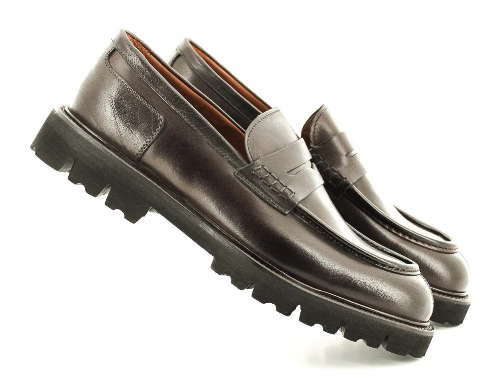 UPPER SHOES - MOC B507 MARRONFONCE