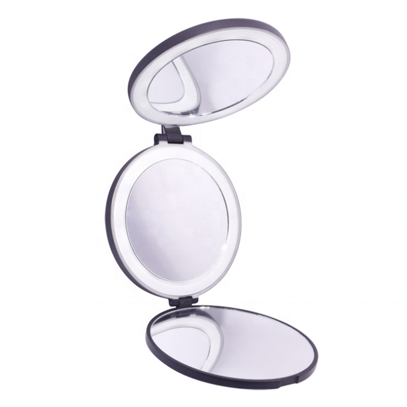 UNIQ<br>Kompaktspejl Tri-fold LED 10x