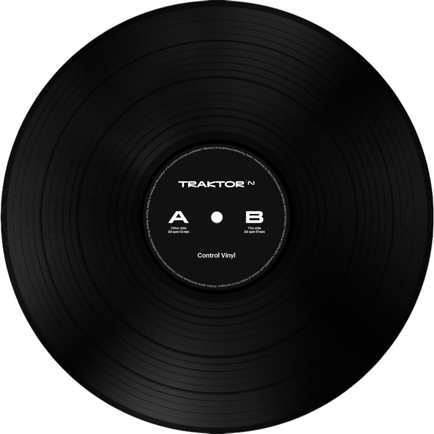 Native Instruments Traktor Control Vinyl Black (2024 Edition)