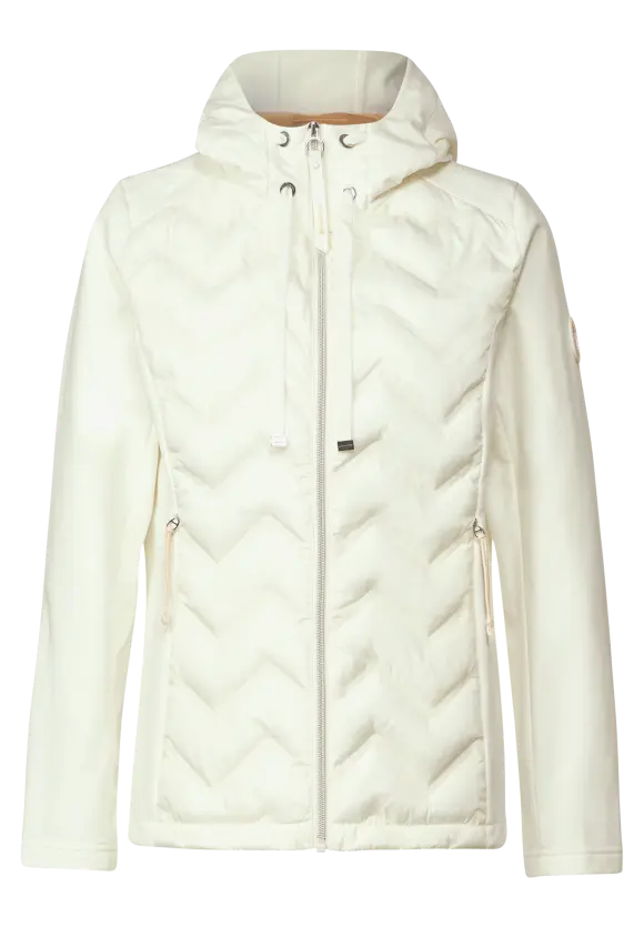 Softshell Jacke - snow cream