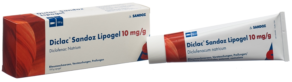 DICLAC Sandoz 10 mg/g<br>100 g, Tube, Gel