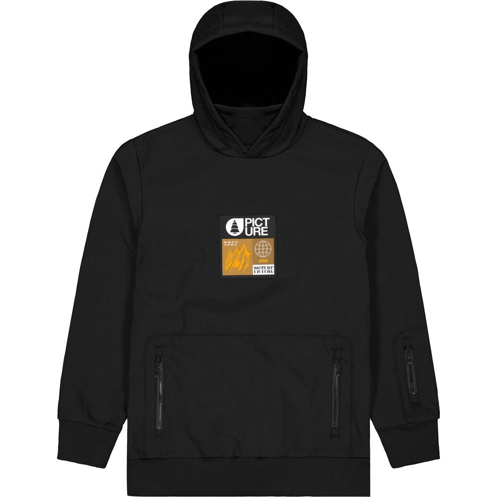 Picture Parker Softshell Hoody Herren schwarz