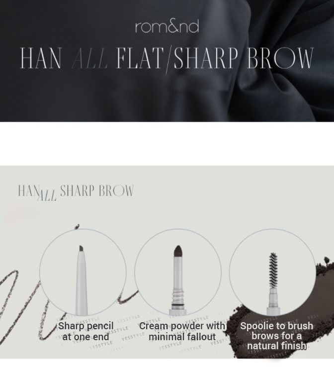 romand - Han All Flat Brow - 6 kleuren