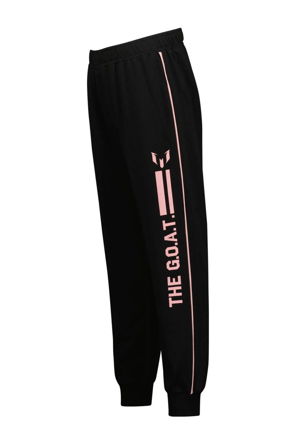 Messi sweatvest + joggingbroek zwart/roze