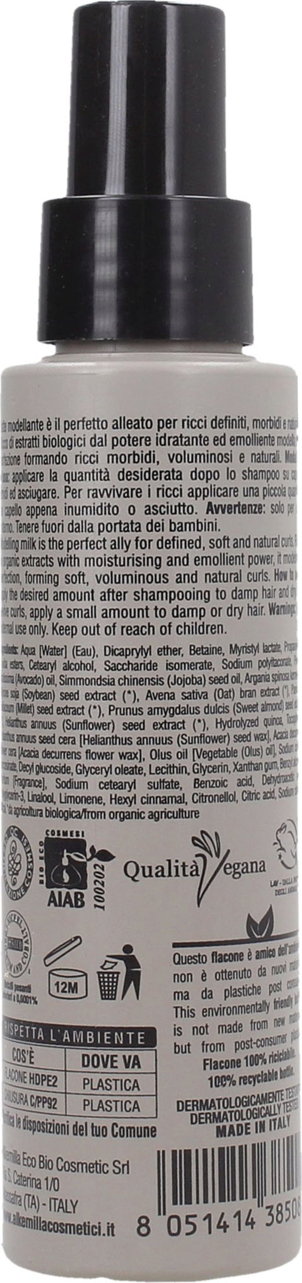 Alkemilla Eco Bio Cosmetic  ALKHAIR Locken Styling Milch, 100 ml