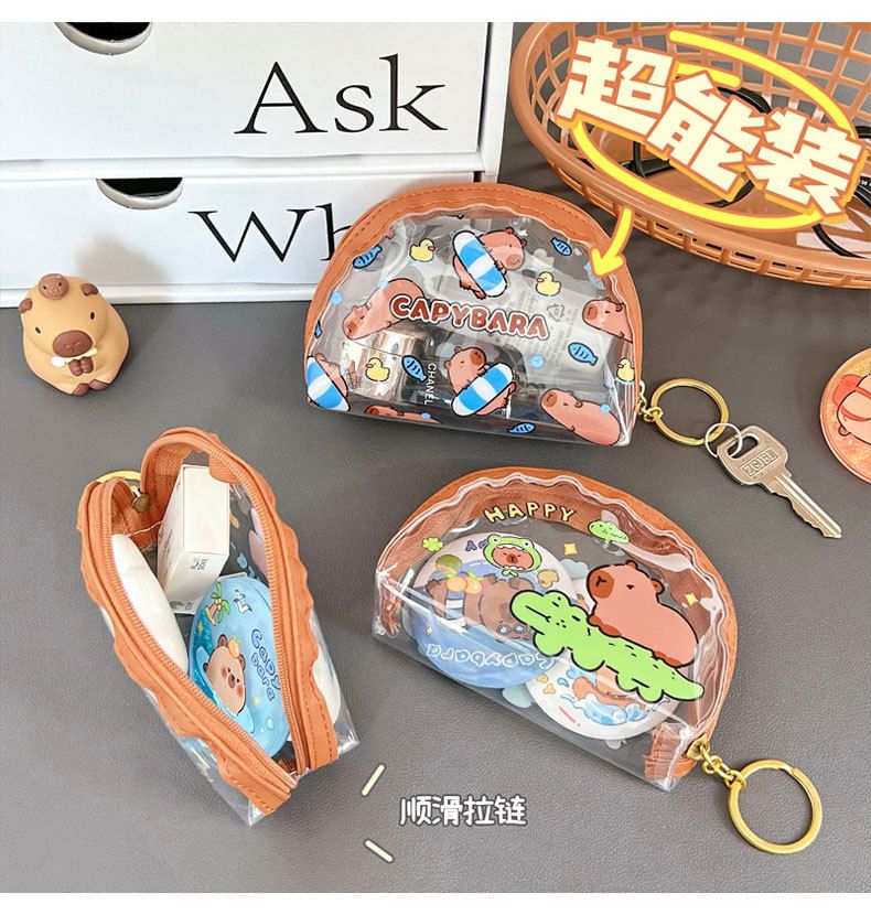 Eranso - Capybara Print PVC Portemonnee (Diverse Ontwerpen)