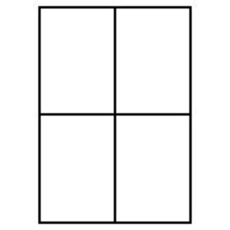 labelmedia 200 Etiketten 50 Blatt DIN A4 105 X 148 DIN A6