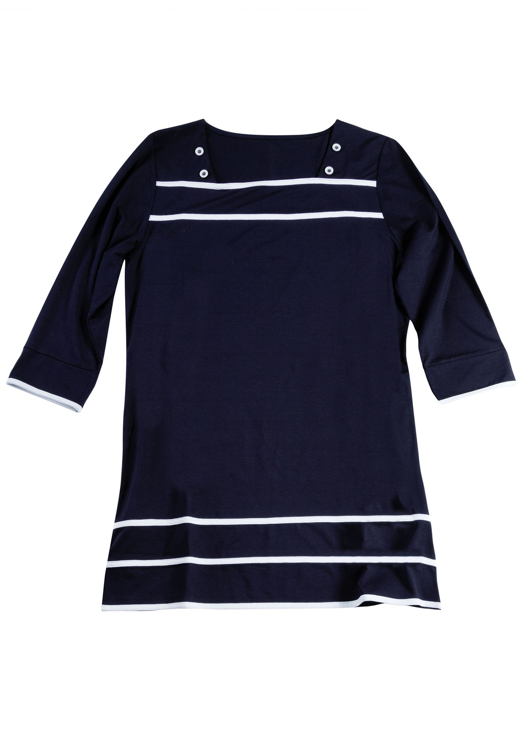 Longshirt mit Karree-Ausschnitt in 3 Farben