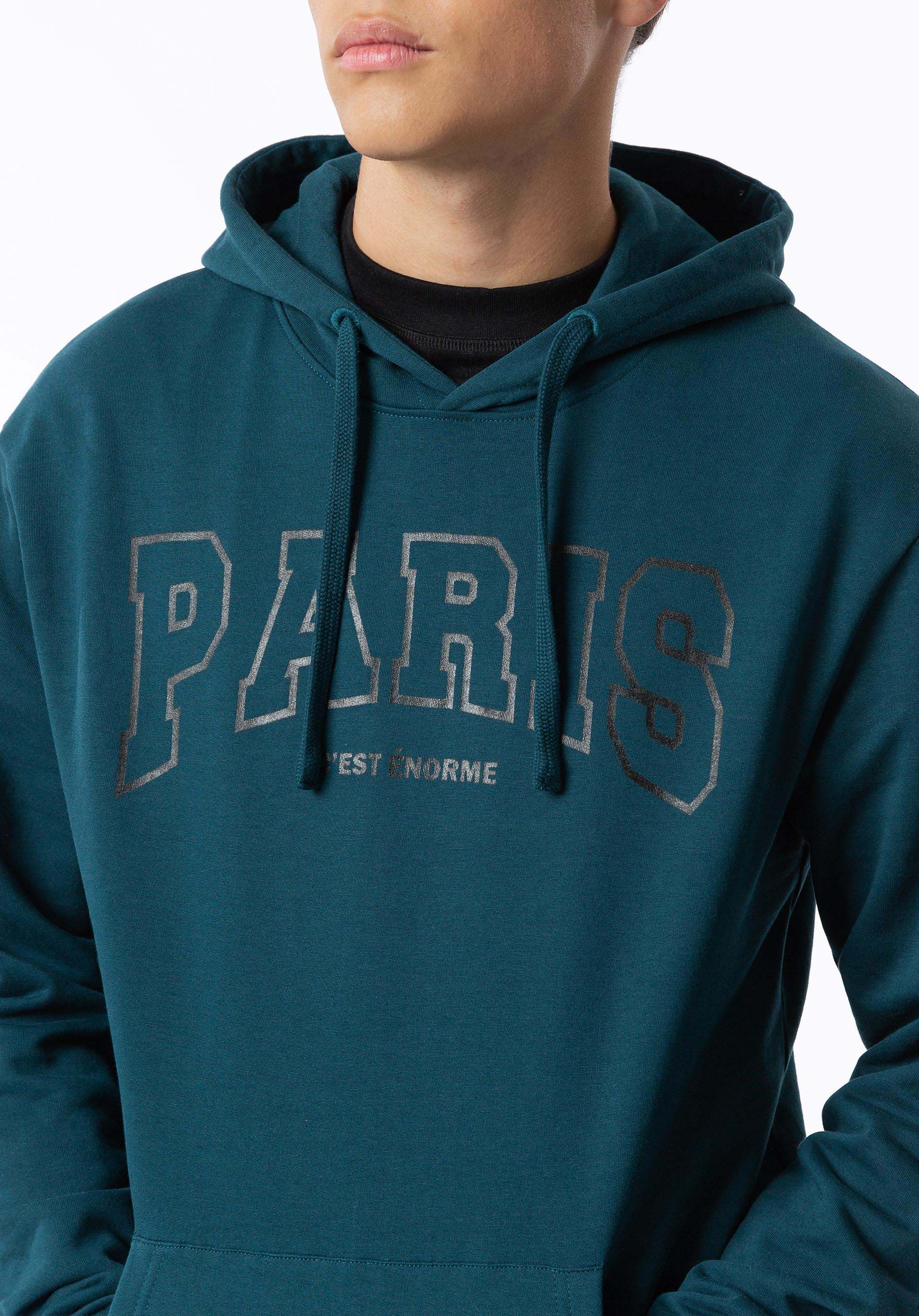 Hoodie com Estampado Frontal