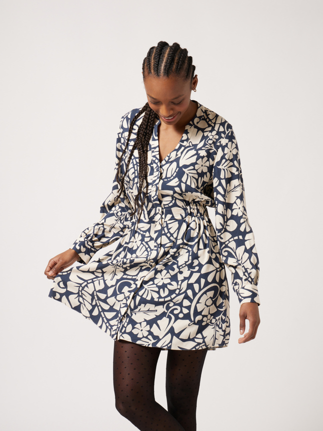 Robe chemise évasée