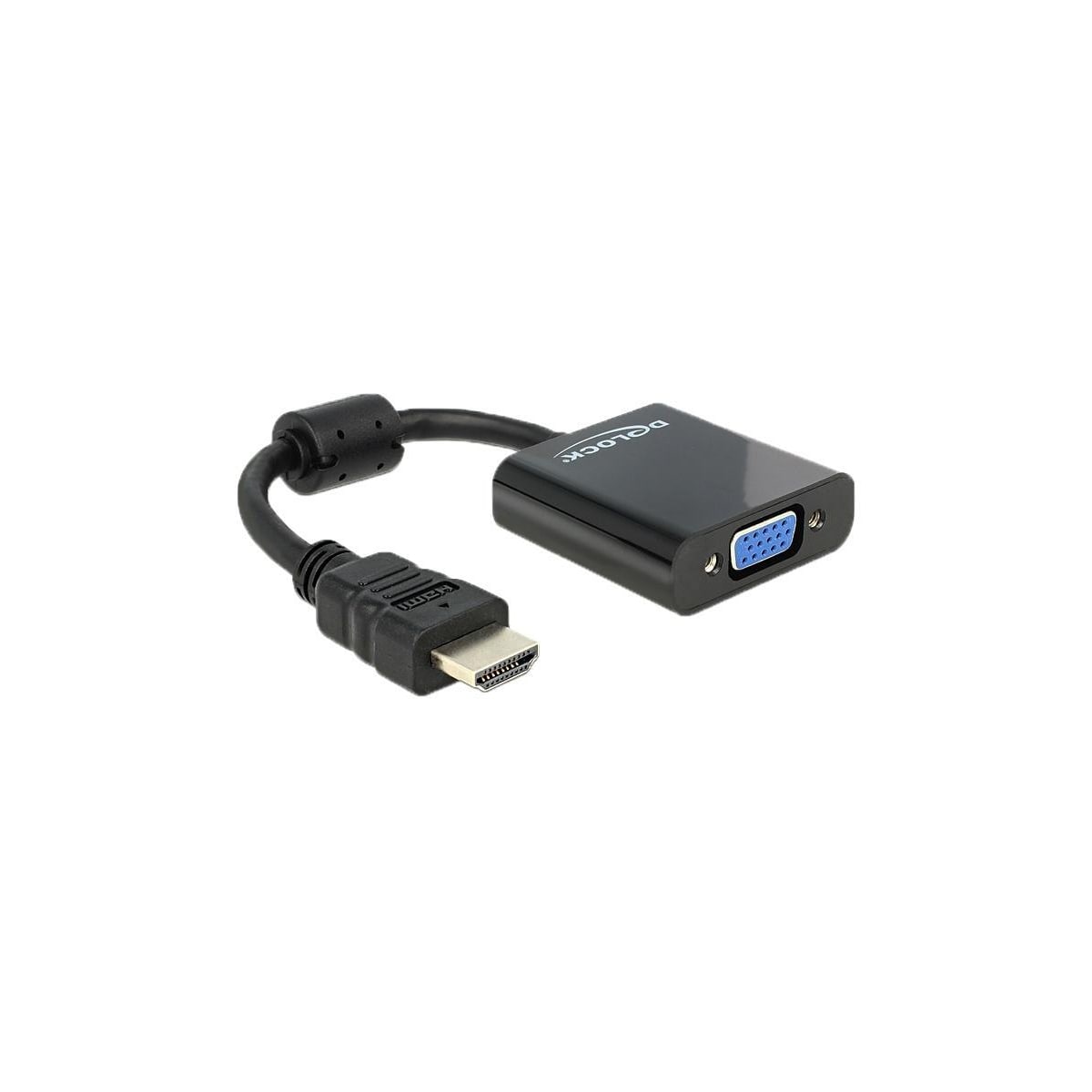 Delock Adapter HDMI-A male > VGA female black