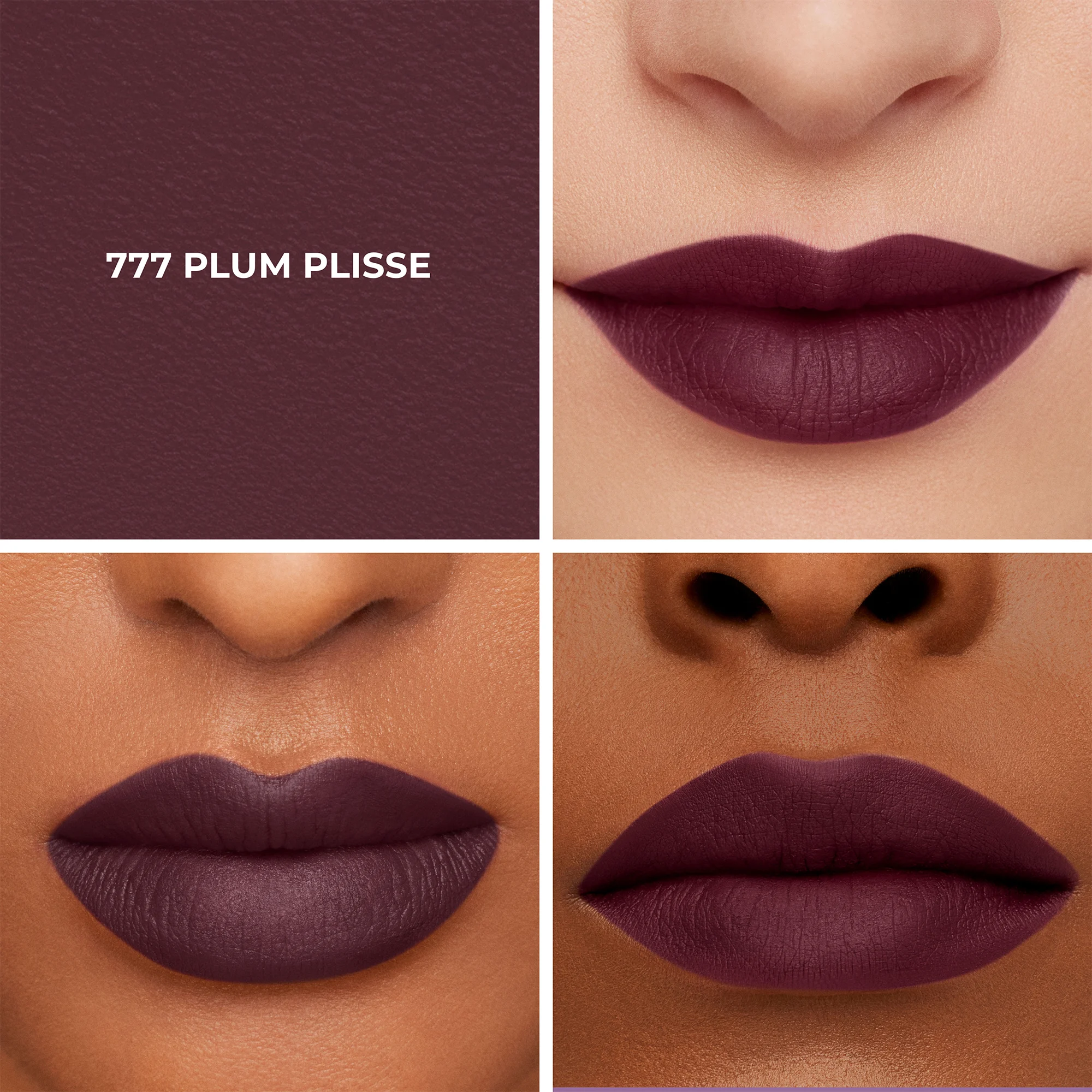 CAVIAR SMOOTHING MATTE LIPSTICK |- 777 Plum Plisse