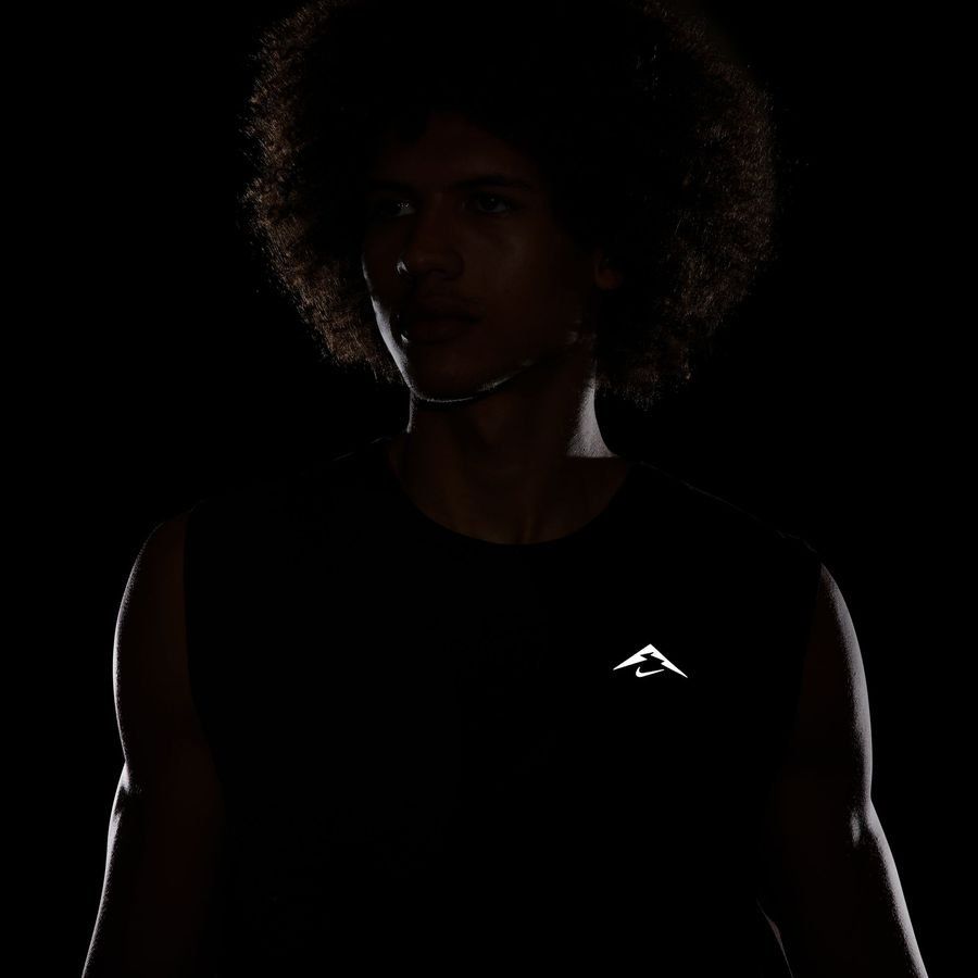 Nike Haut Running Dri-FIT Trail Solar Chase - Noir/Gris/Blanc