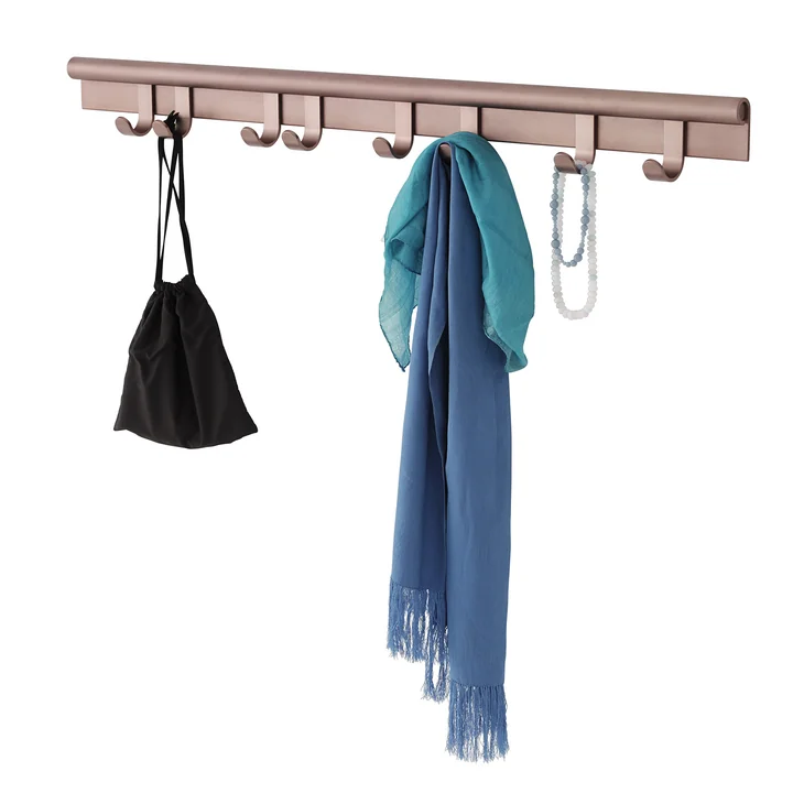 Muuto - Coil Wandgarderobe 100 cm, pflaume