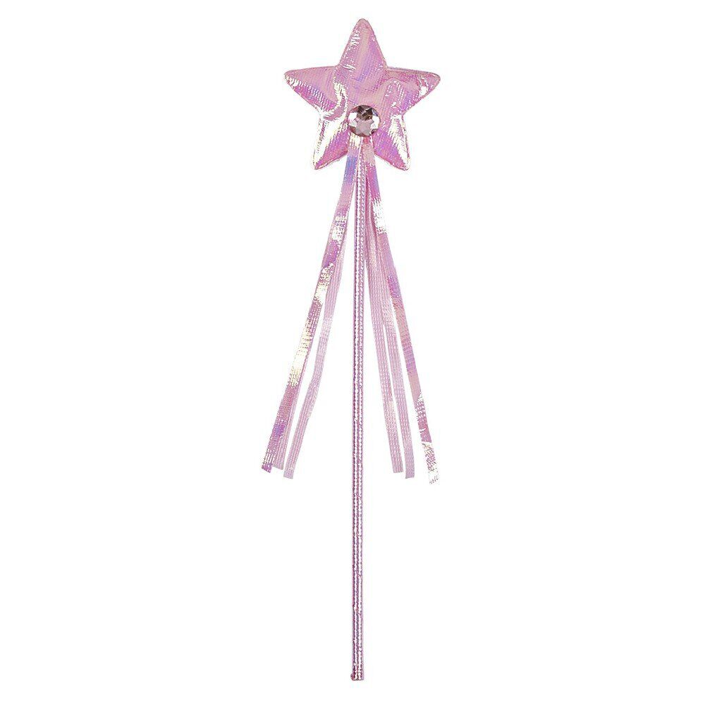 Baguette de fée étoile rose