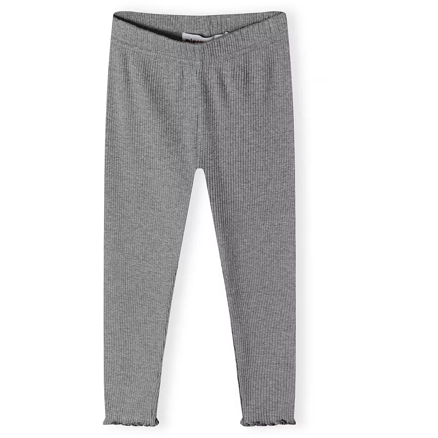 MINOTI Leggings Grau Meliert