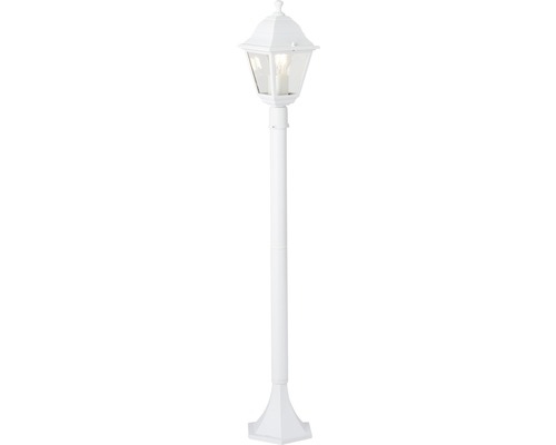 Buiten staande lamp, aluminium/glas, IP44, 1-lichts, HxB 1000x170 mm, Nissi wit