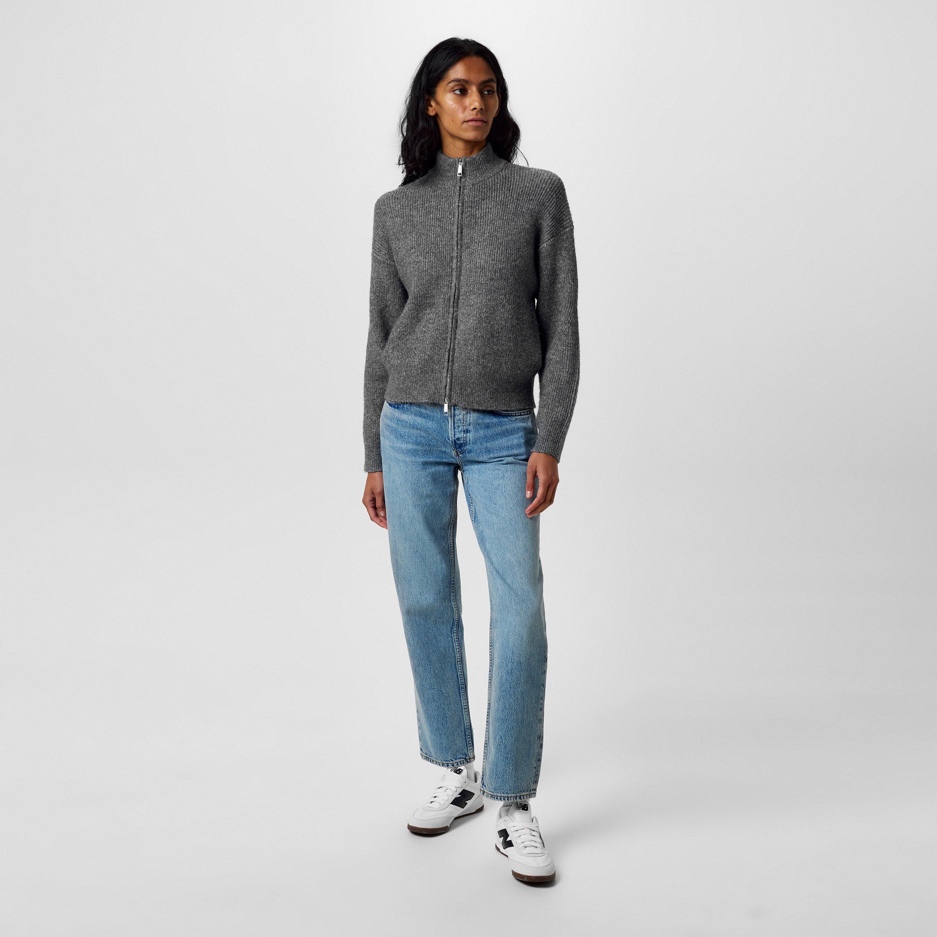 Jack Wills JW High Neck Zip Through Jumper