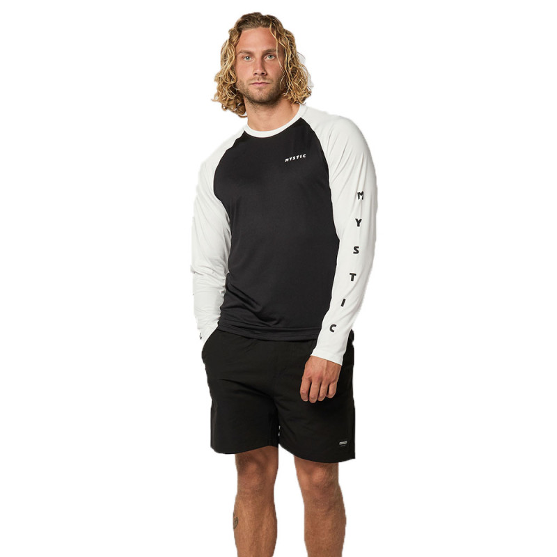 Lycra mystic manches longues bolt quickdry noir blanc