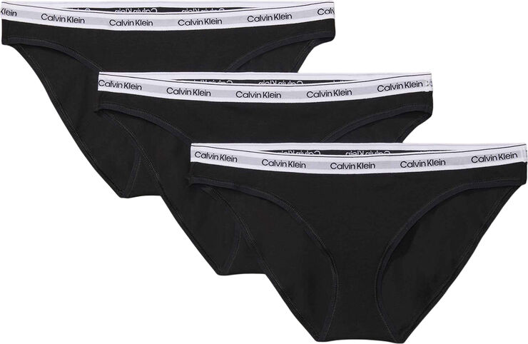 Calvin Klein BIKINI 3PK Black/black/black