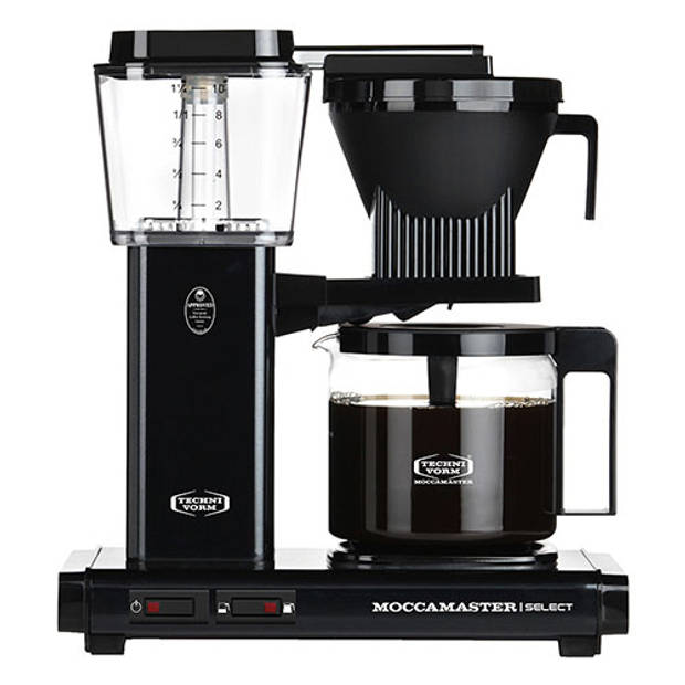 Douwe Egberts Moccamaster filterkoffiezetapparaat KBG Select zwart 1,25L