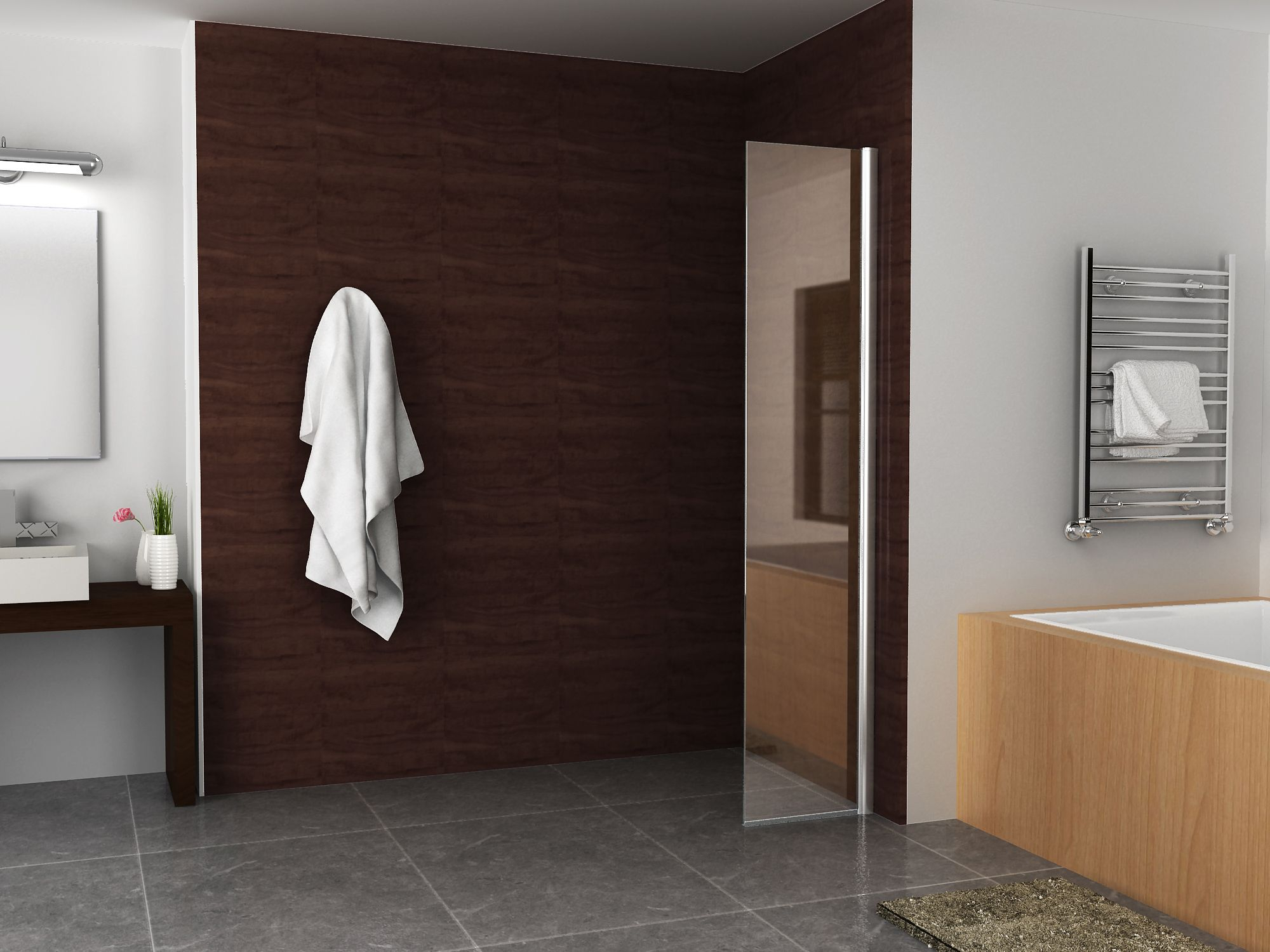 Mueller Augsburg Muurwand 400x2000 Anti-kalk