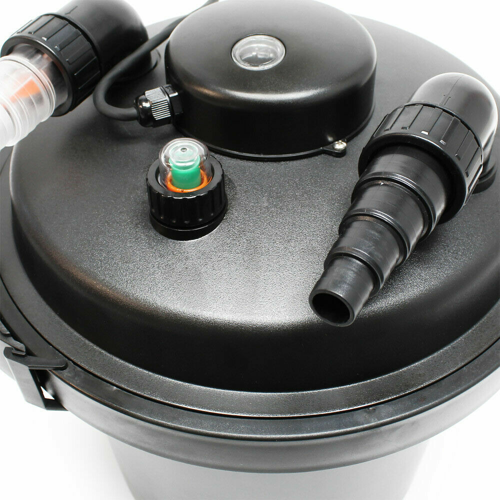Filtre de bassin à pression uvc 11 watts stérilisateur jusqu'à 12000 litres