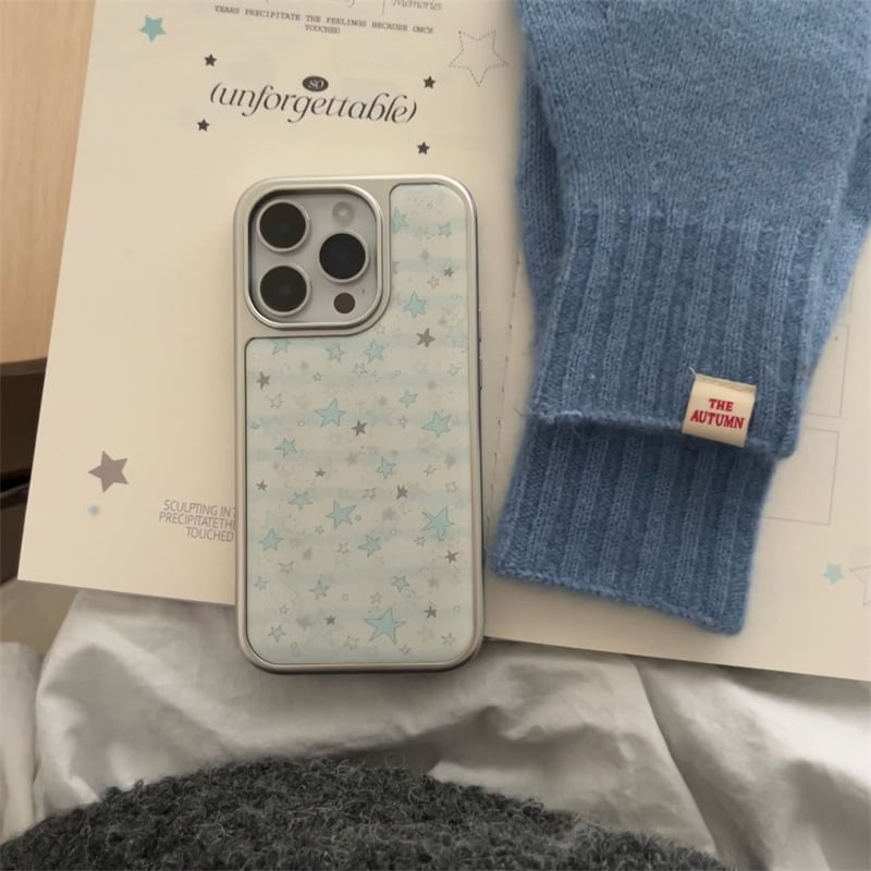 Elliure - Star telefoonhoesje - iPhone 16 Pro Max / 16 Pro / 16 Plus / 16 / 15 Pro Max / 15 Pro / 15 Plus / 15 / 14 Pro Max / 14 Pro / 14 Plus / 14 / 13 Pro Max / 13 Pro / 13 / 13 Mini
