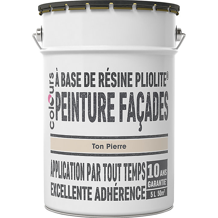Peinture extérieure façade Pliolite® Colours ton pierre 5L