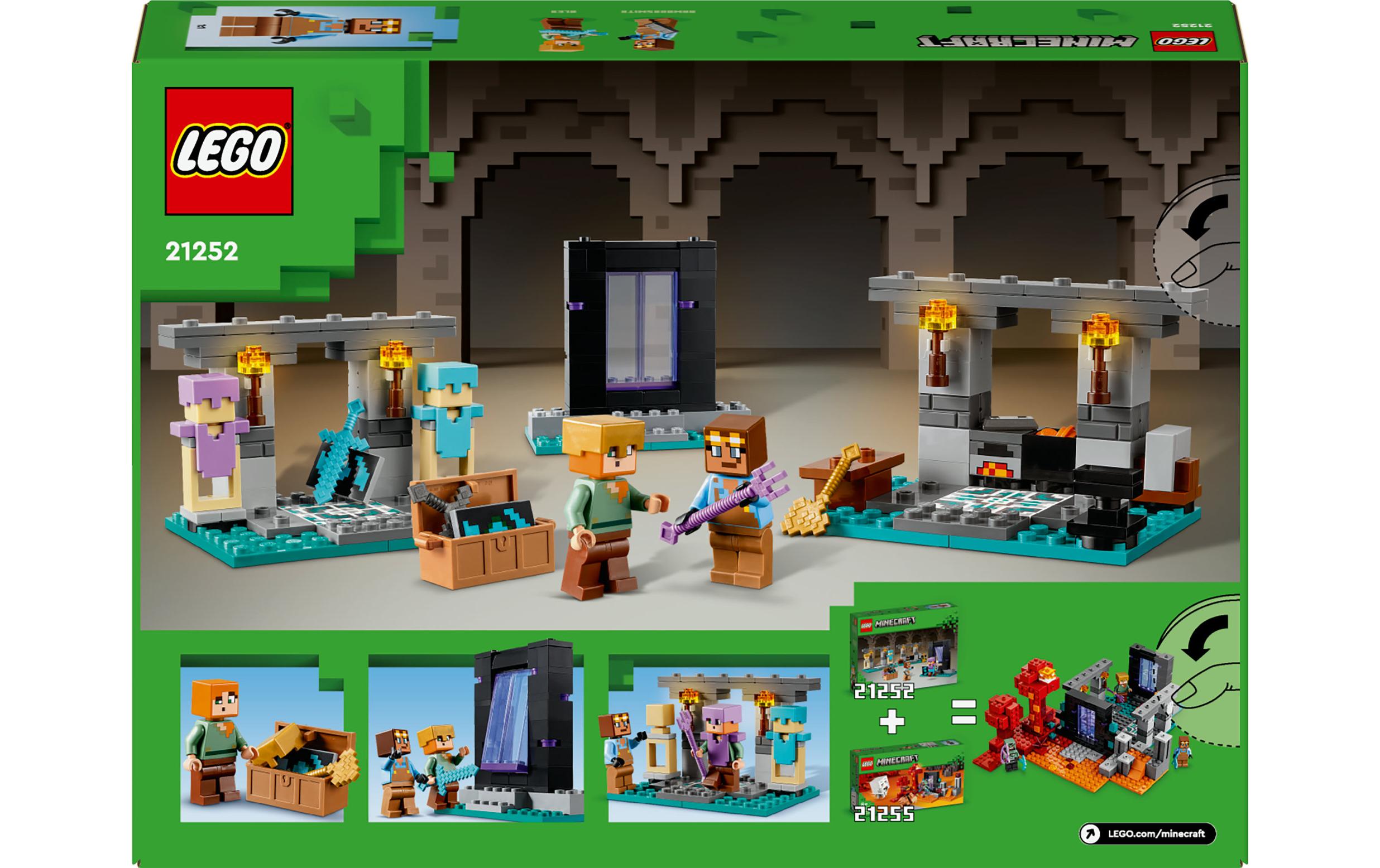 Minecraft Die Waffenkammer 21252Bauspielzeug zum Videospiel