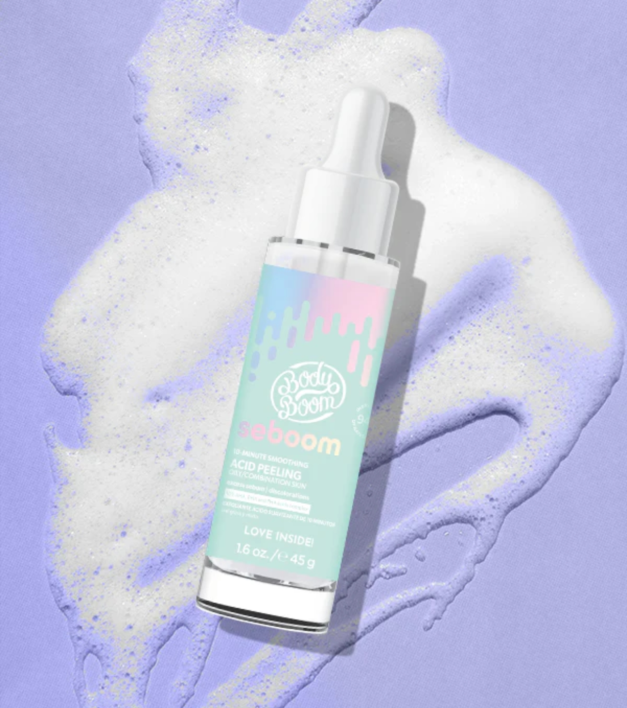Bodyboom - *Seboom* - Peeling facial suavizante com ácido 10-minute - pele mista e oleosa