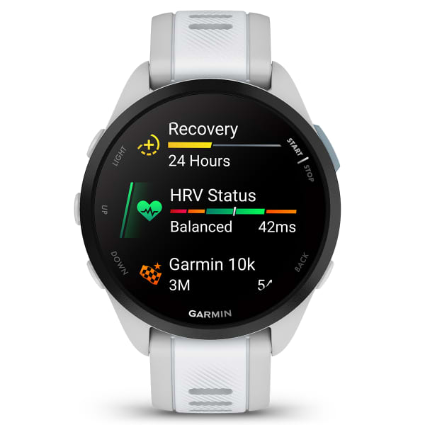 Montre cardio GPS GARMIN FORERUNNER 165 MIST GREY/WHITESTONE