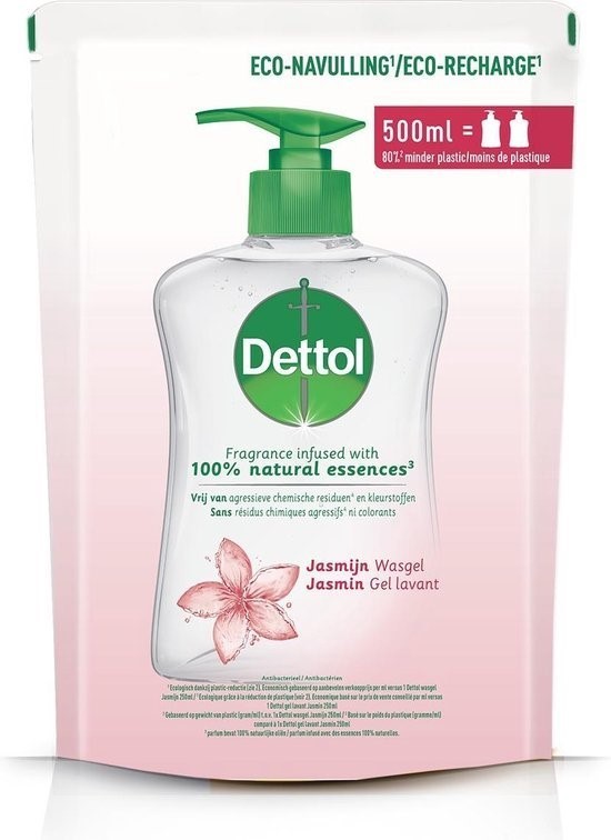 Dettol Wasgel Jasmijn Navul 500ml