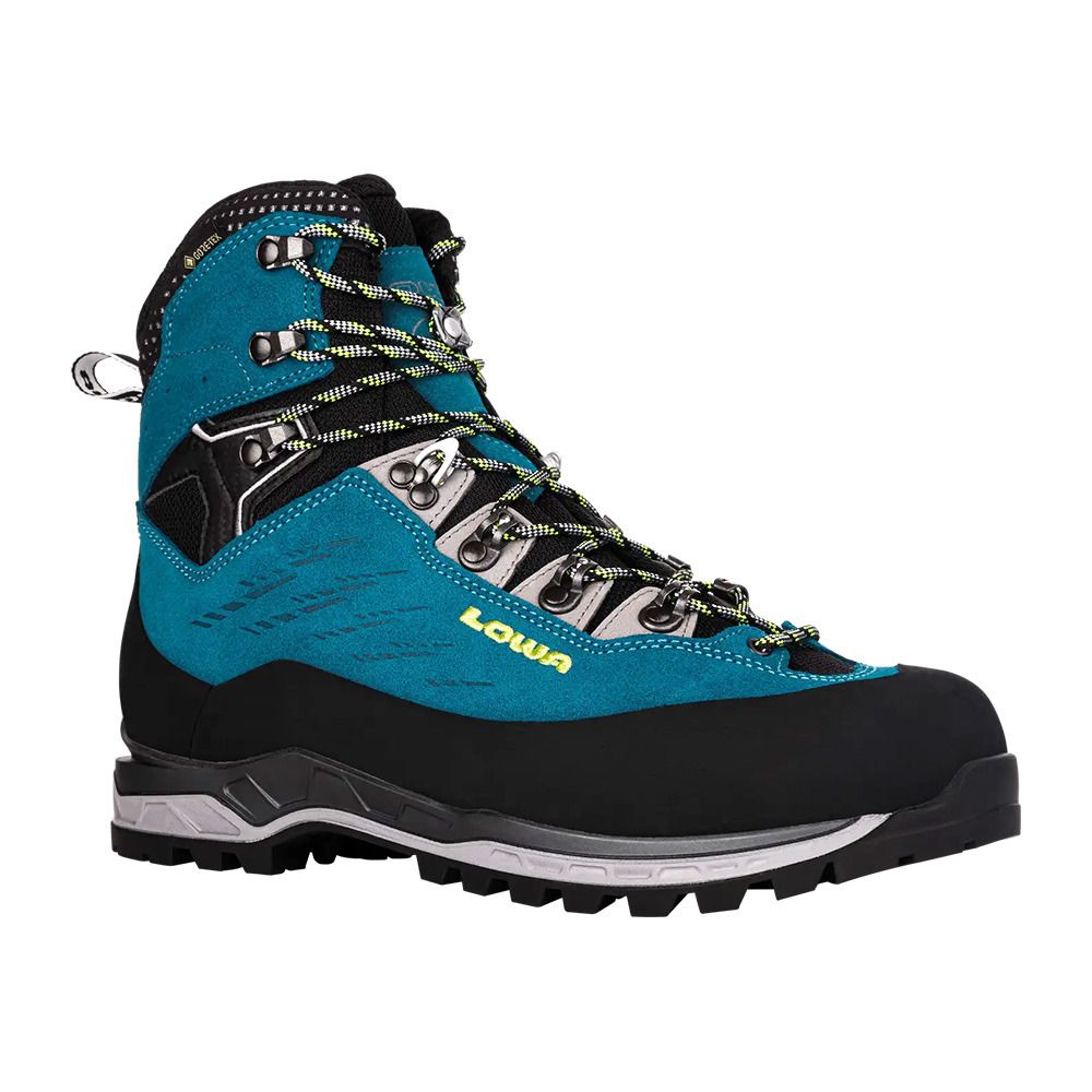 Lowa CEVEDALE II GTX - Chaussures alpinisme Homme turquoise/lime