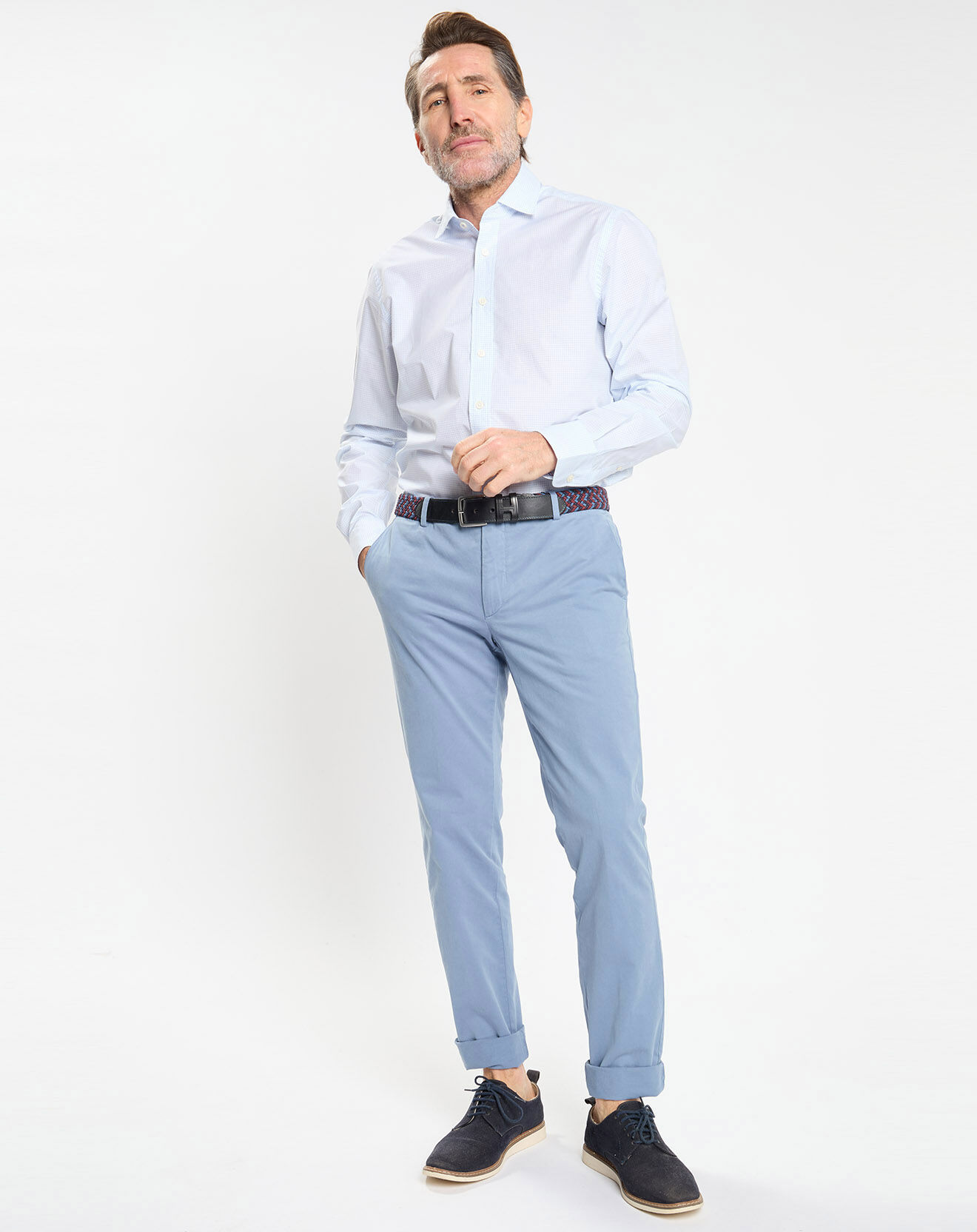 Hackett London Pantalon chino Slim Fit Kensignton bleu clair