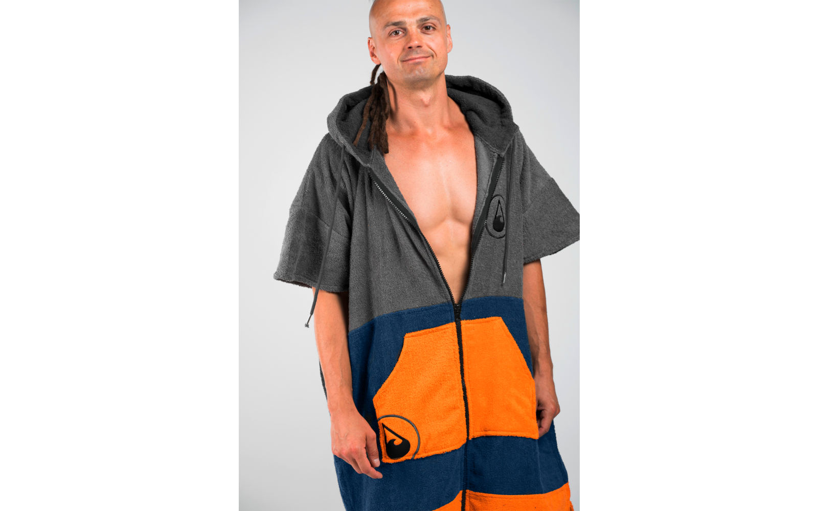 Wave Hawaii Reißverschluss Poncho Shany Unisex L