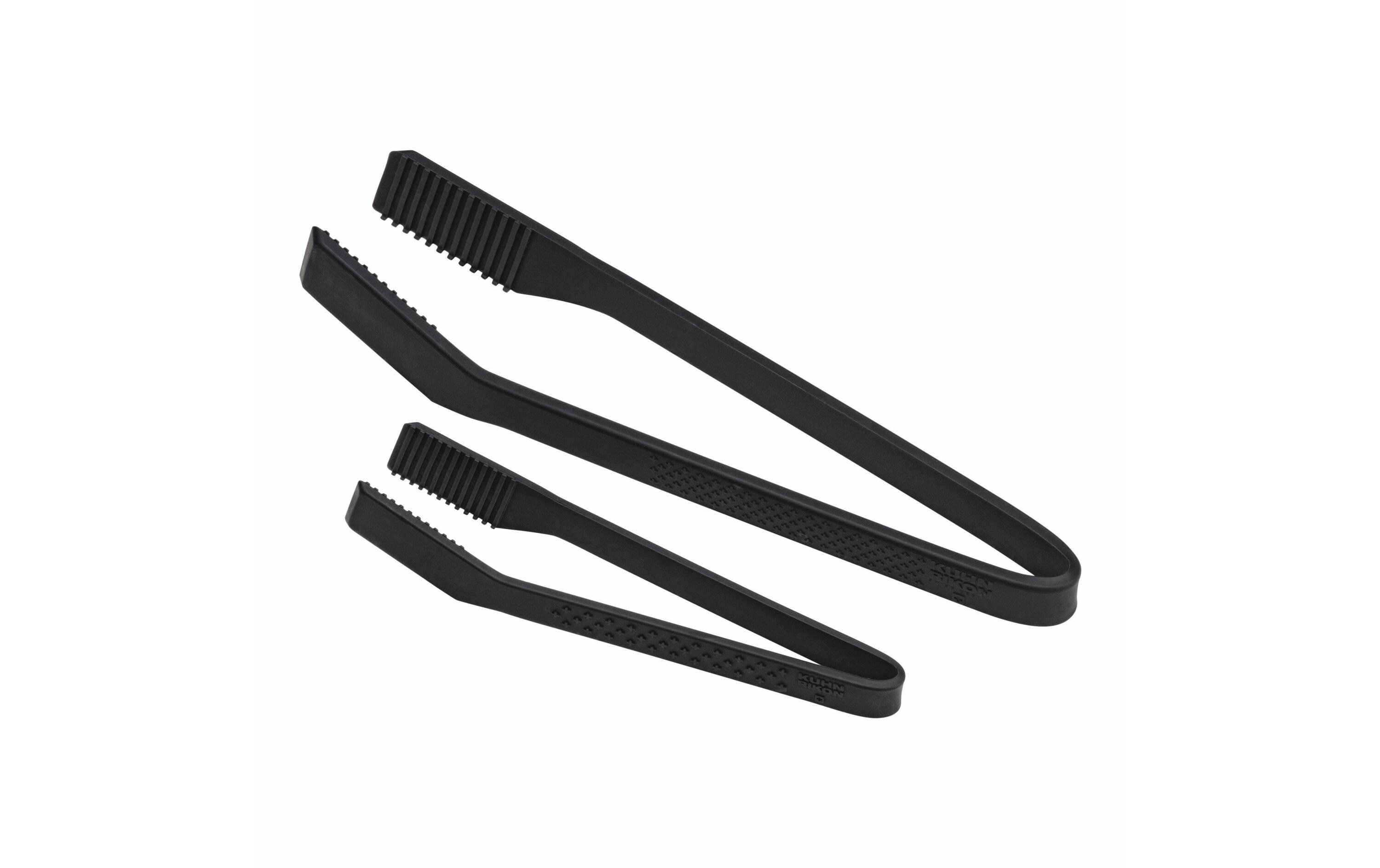 Küchenzange Gross SchwarzHitzebeständige Silikonzange, Schwarz