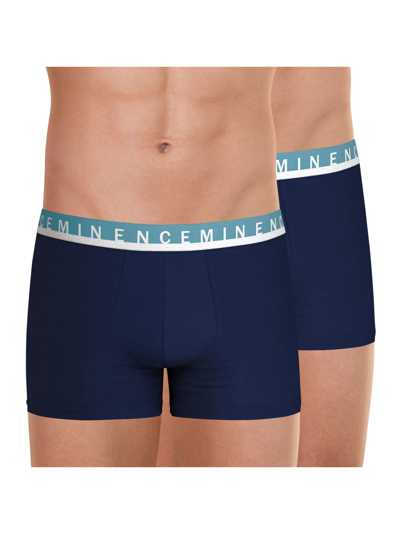 Lot de 2 boxers coton stretch