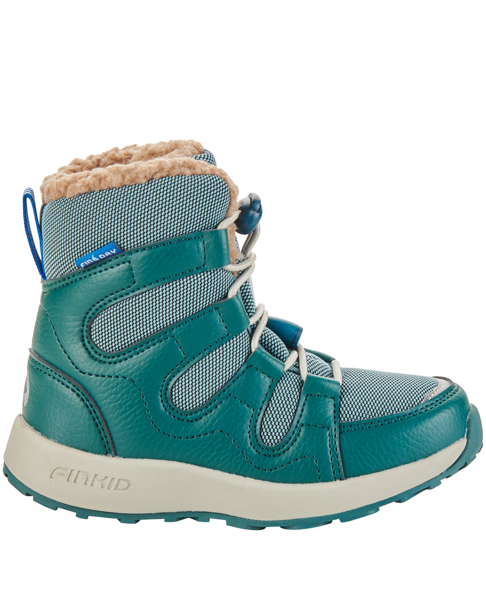 Schneestiefel HUIPPU in smoke blue/deep teal