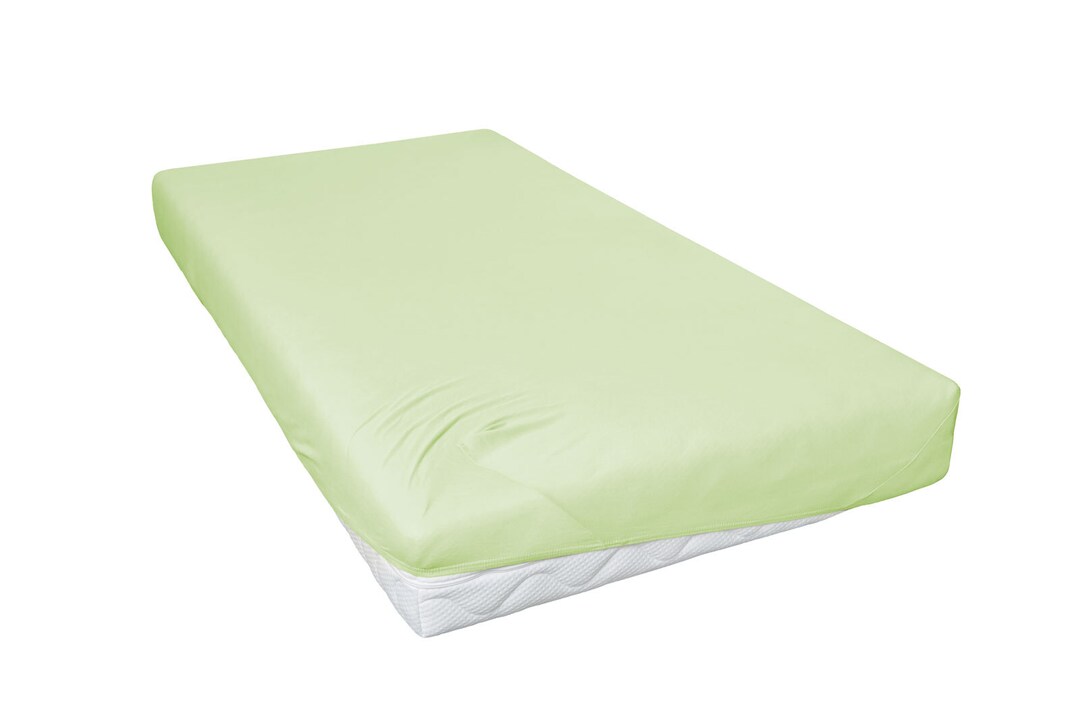 Vario Jersey-Spannbetttuch 140-160 x 200 cm limone
