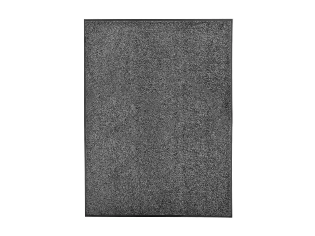Paillasson lavable Anthracite 90x120 cm
