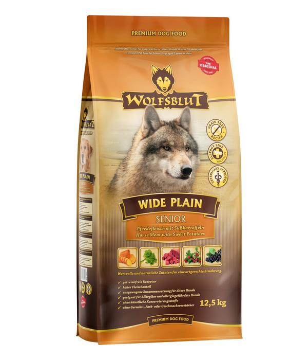 WOLFSBLUT Trockenfutter für Hunde Wide Plain,